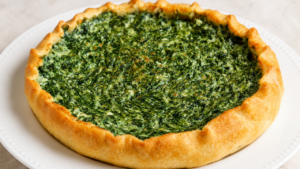 Torta salata con ricotta e spinaci