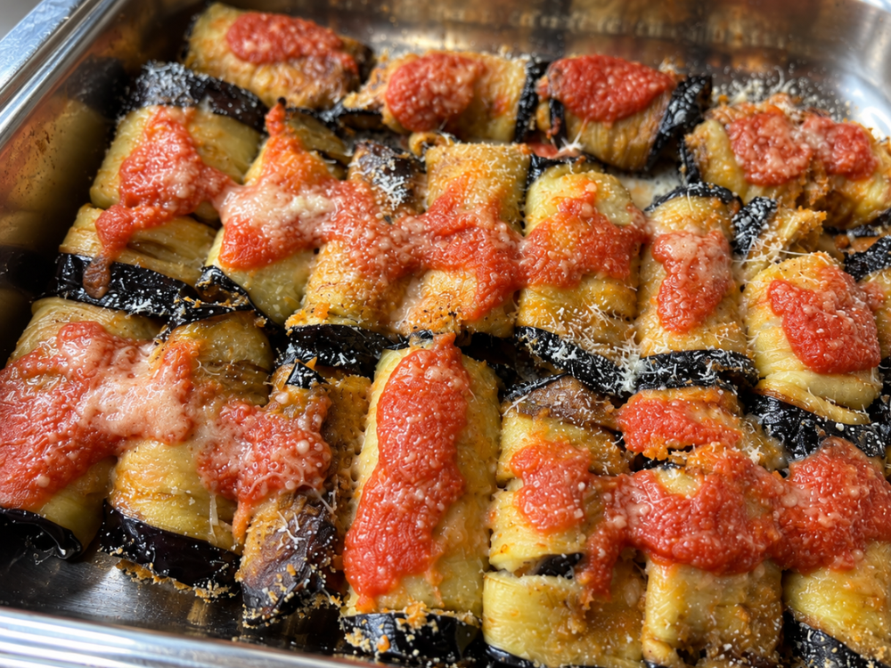 Involtini di melanzane al forno