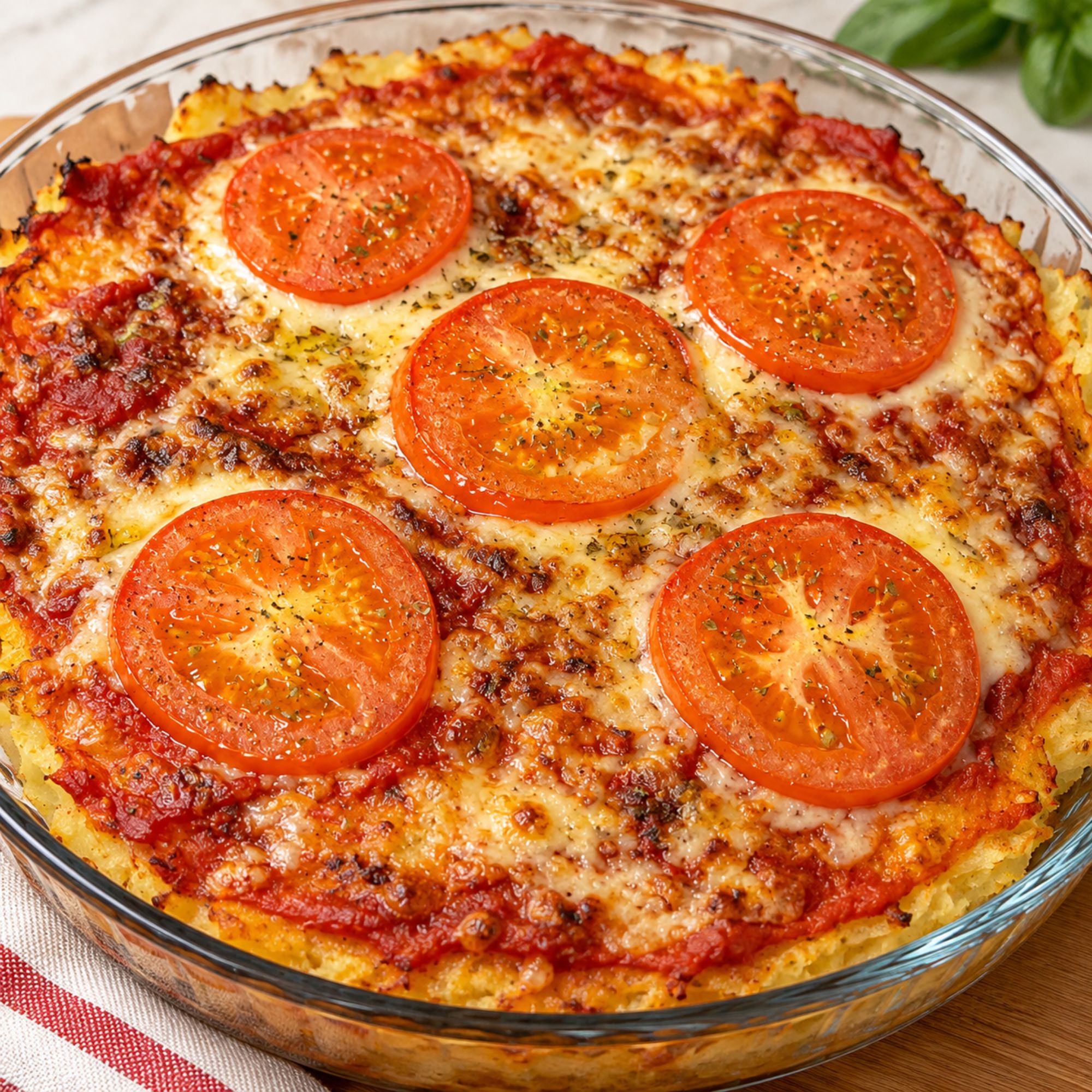 Torta di patate alla pizzaiola