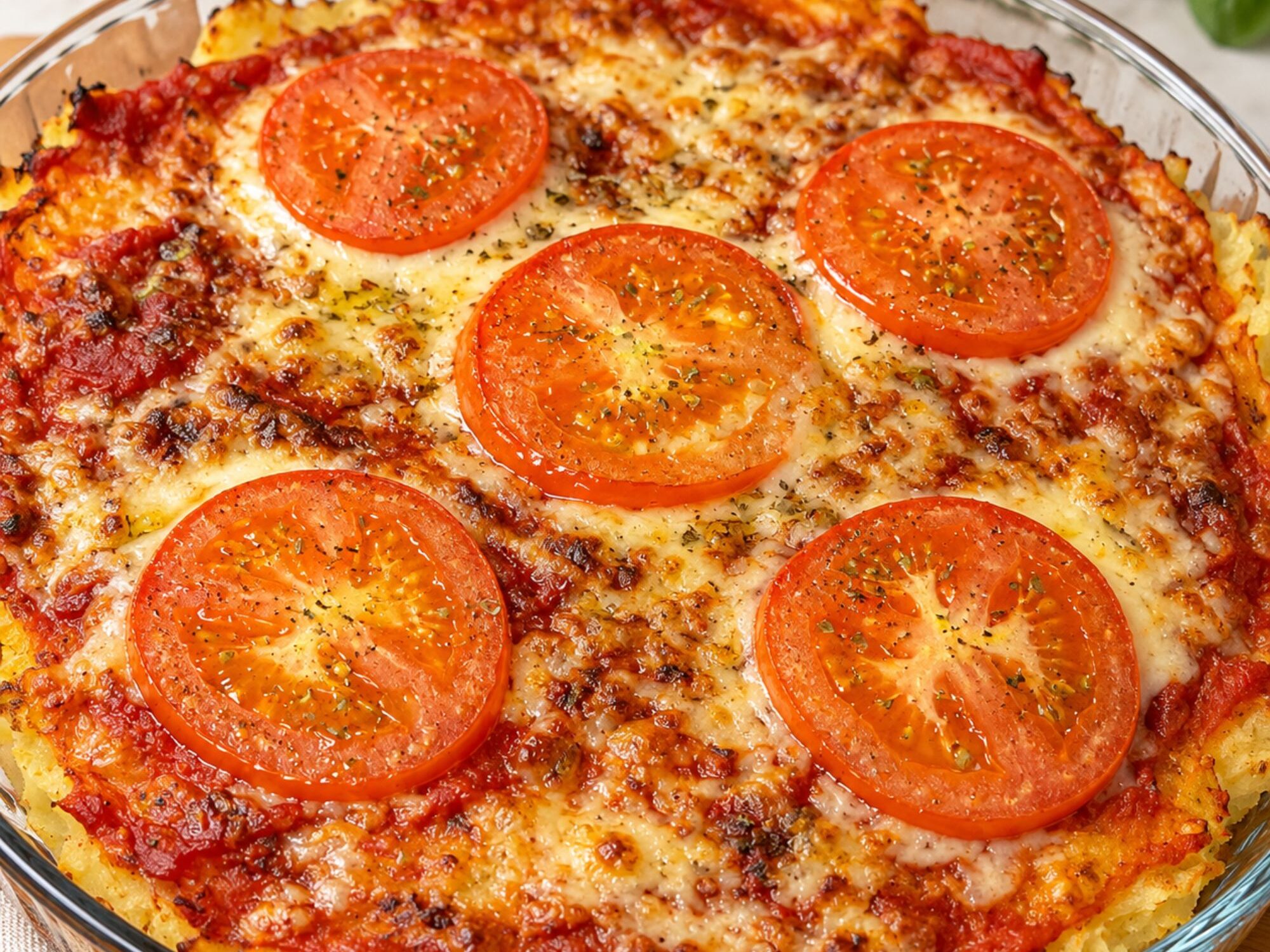 Torta di patate alla pizzaiola