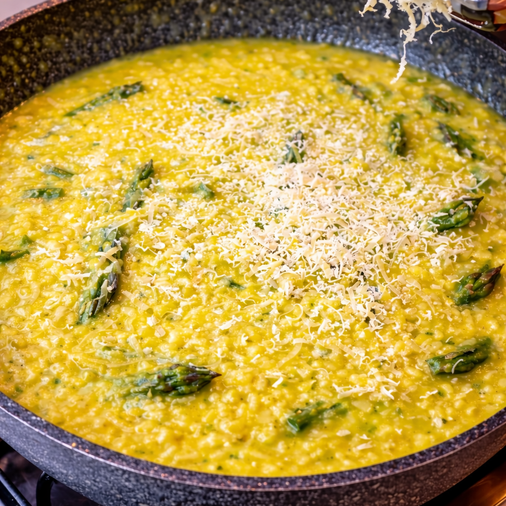 Risotto con asparagi