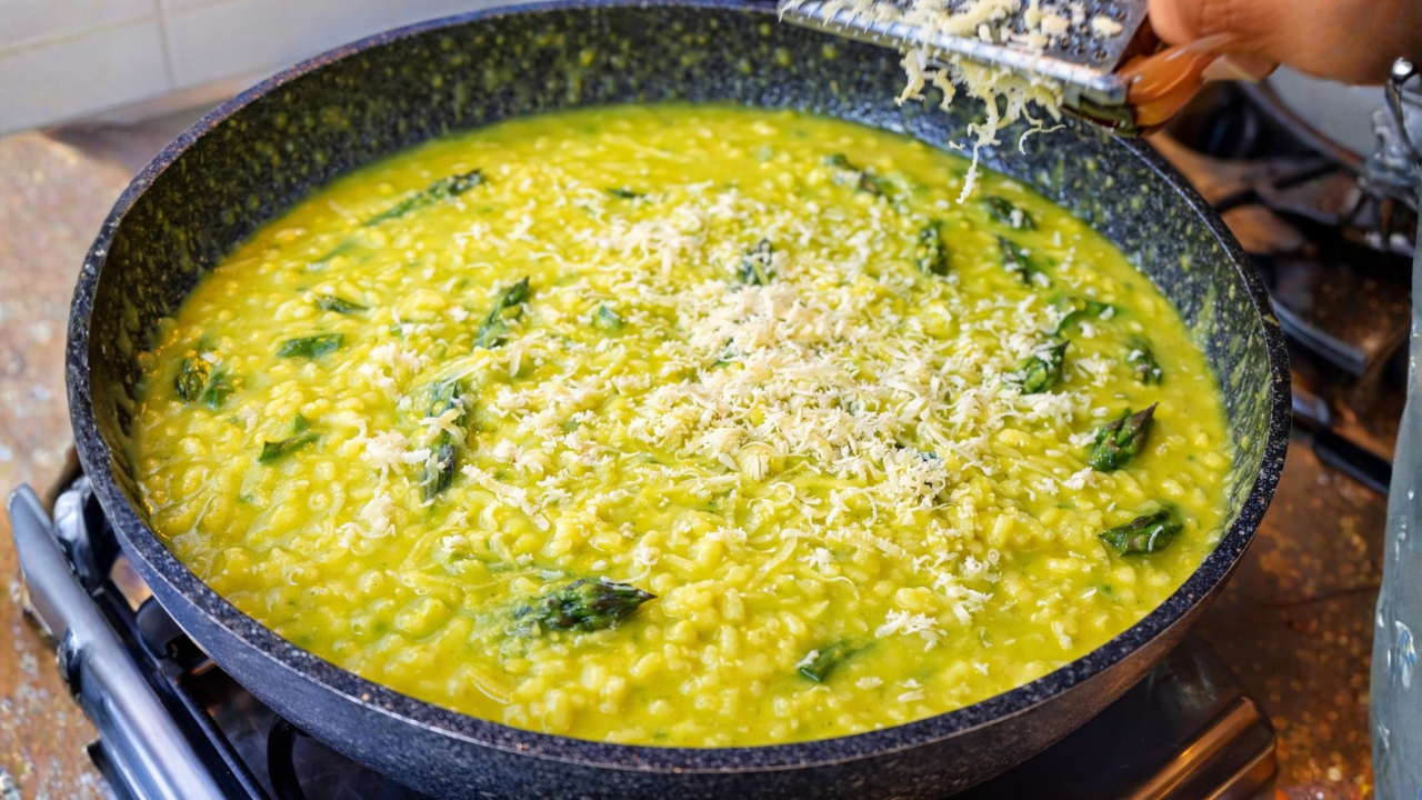 Risotto con asparagi