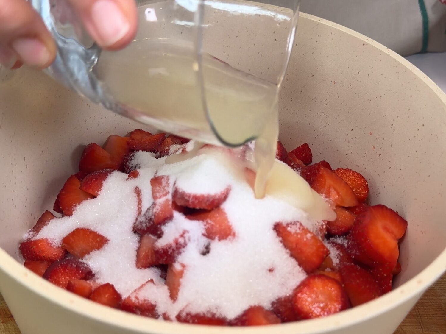 Gelo di fragole