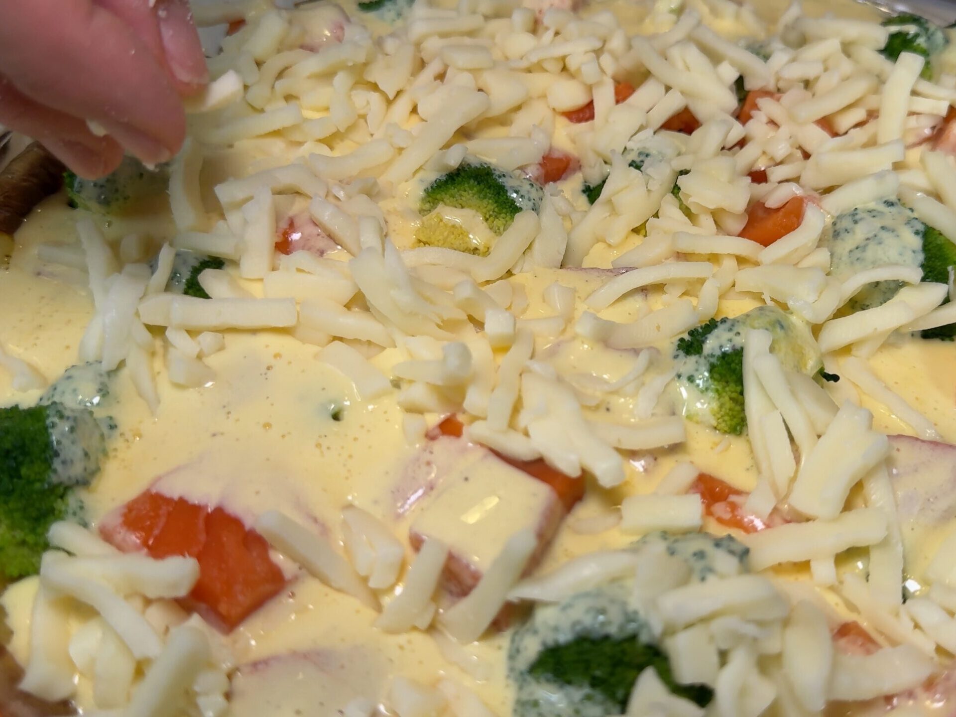 Torta di patate con salmone