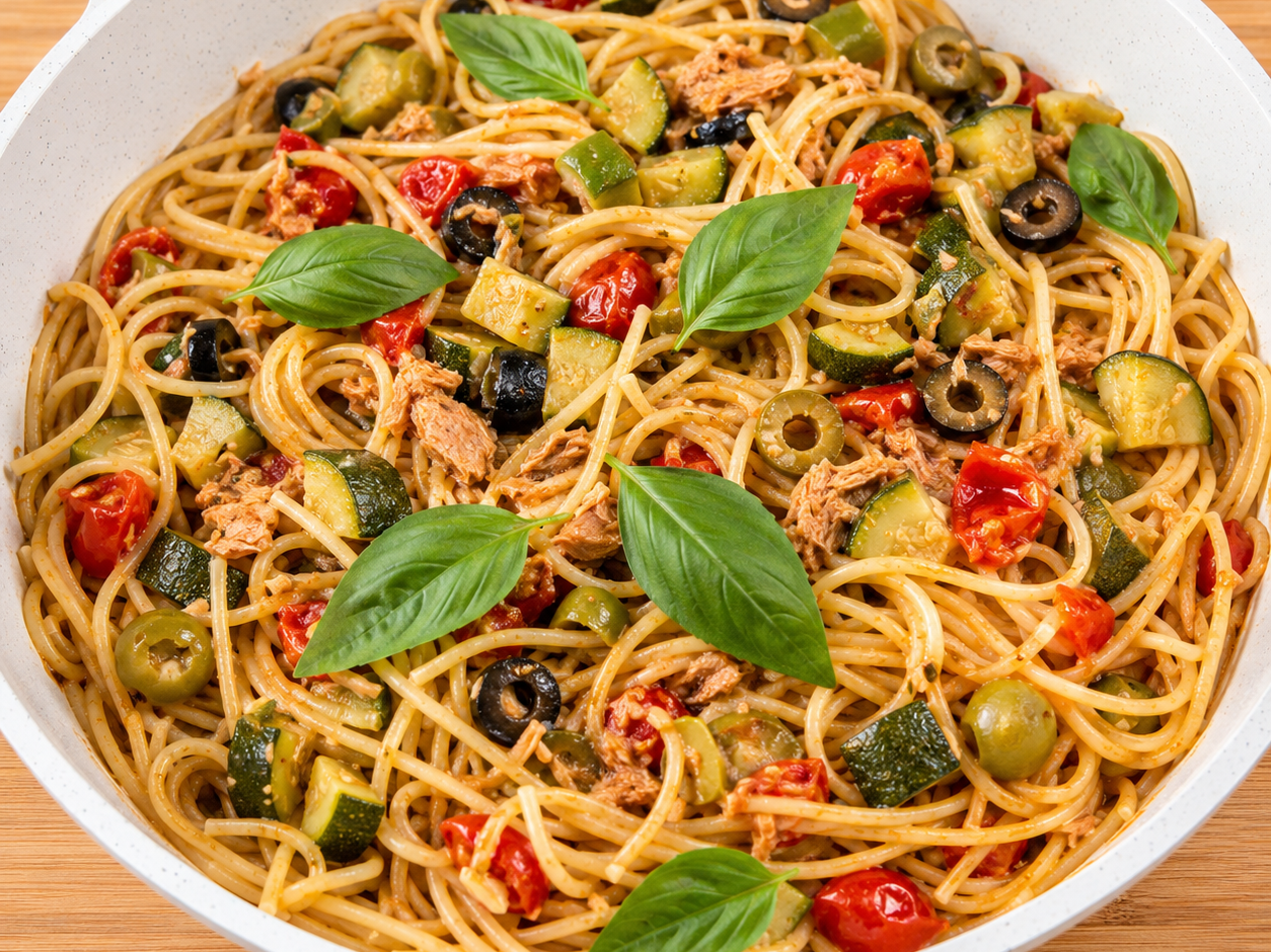 Spaghetti alla mediterranea