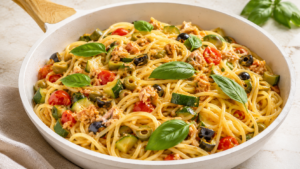 Spaghetti alla mediterranea