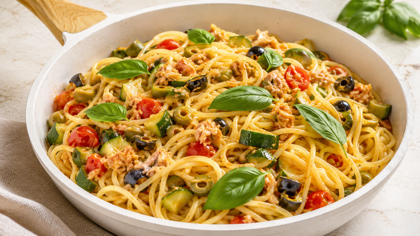 Spaghetti alla mediterranea