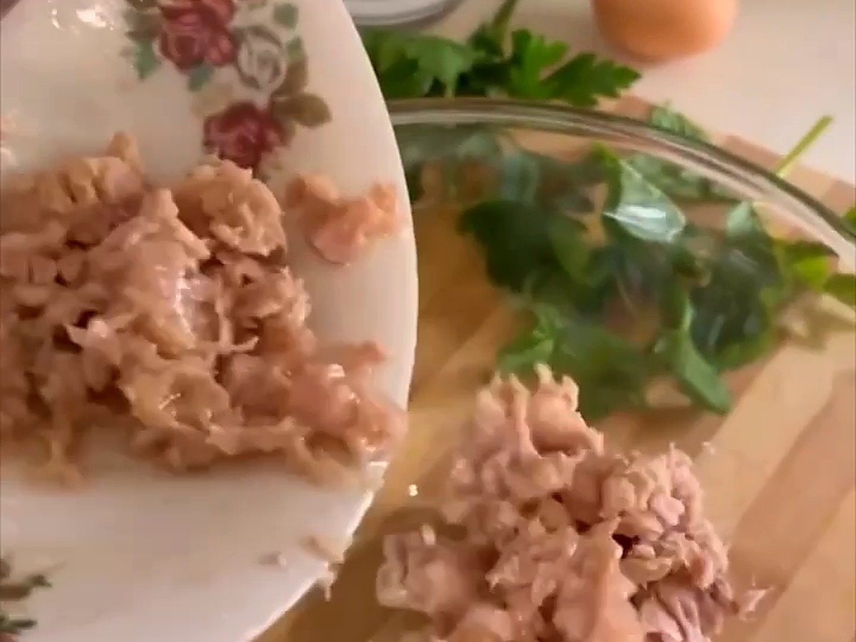 Polpette di tonno e ricotta in friggitrice ad aria