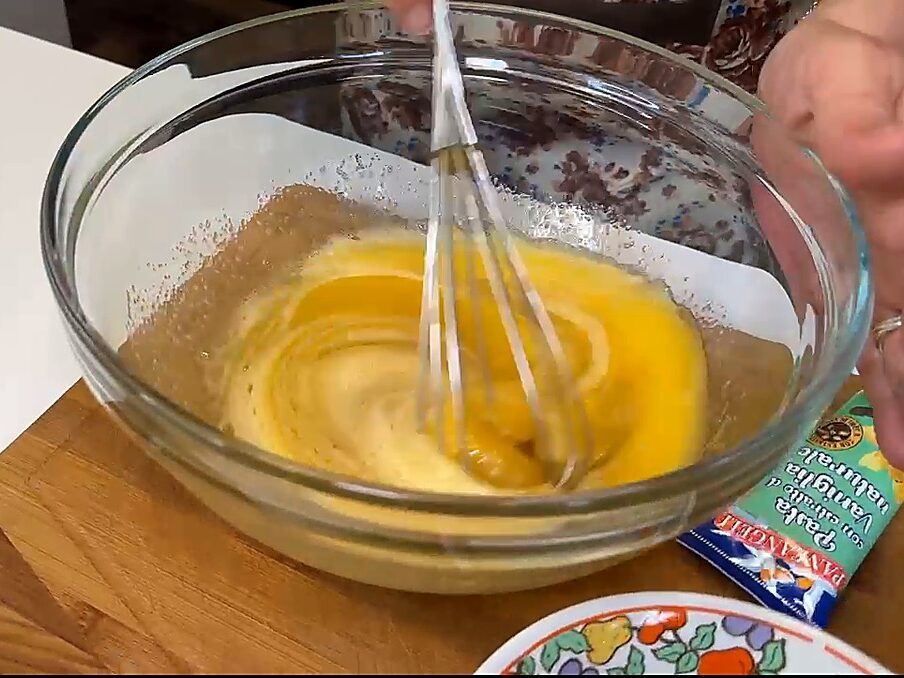 Torta alle pesche