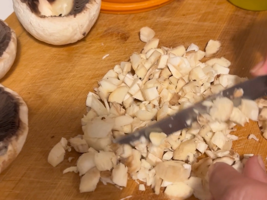 Funghi gratinati al forno
