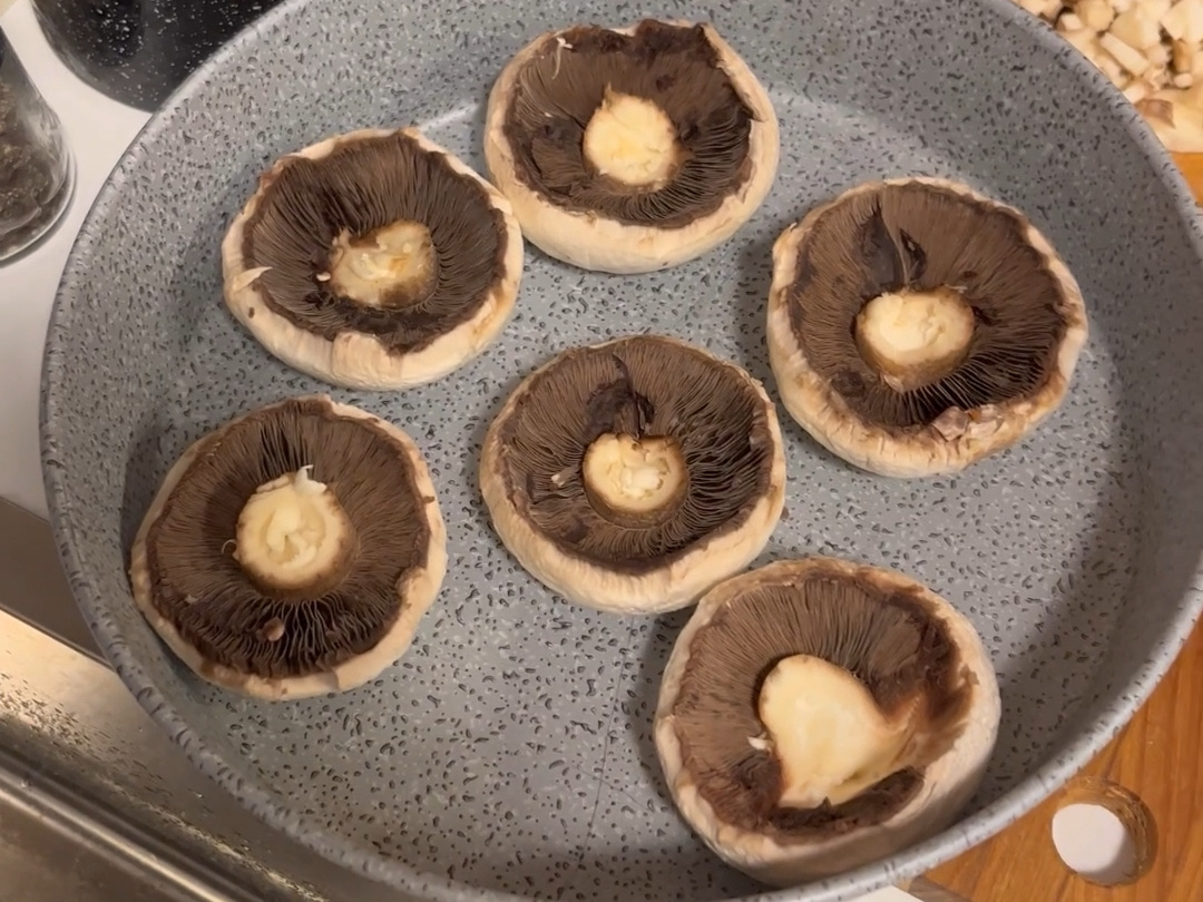 Funghi gratinati al forno