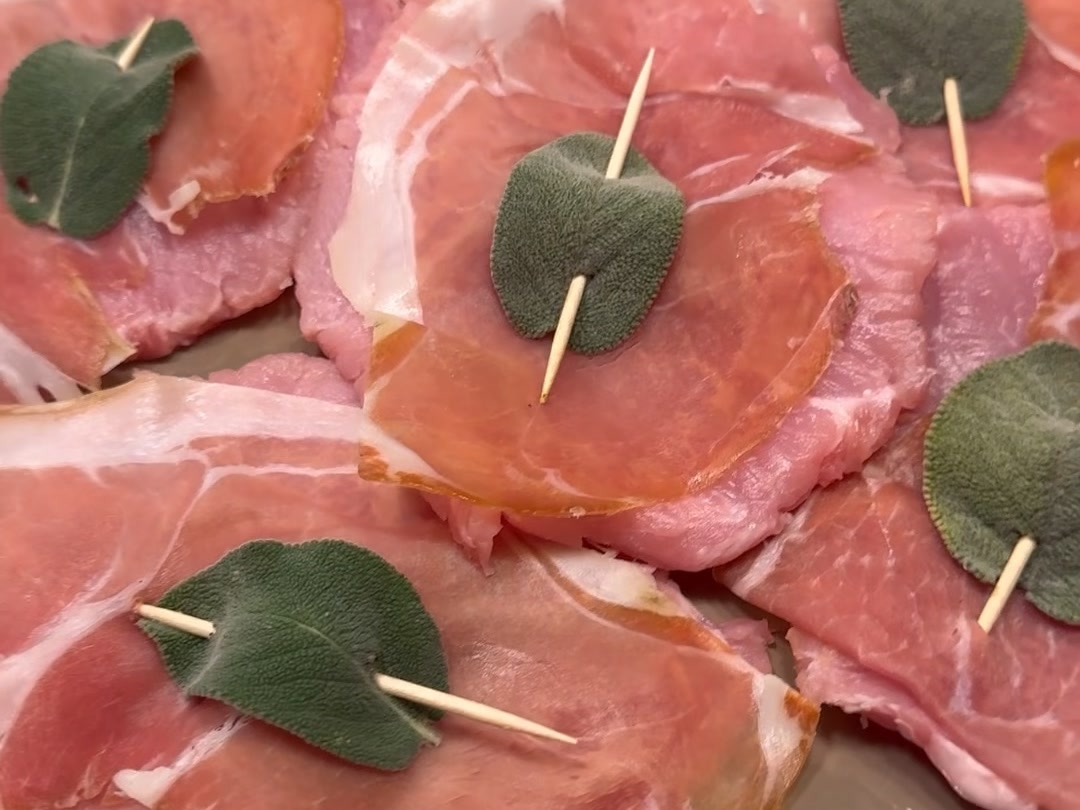 Saltimbocca alla romana con lonza di maiale