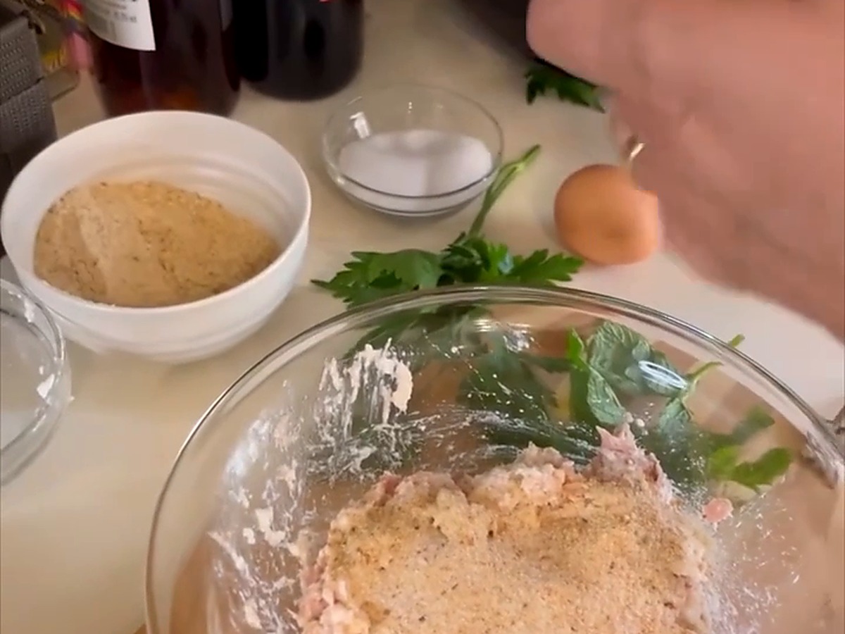 Polpette di tonno e ricotta in friggitrice ad aria