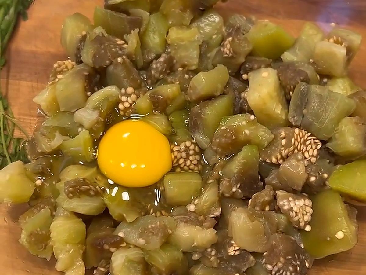 Polpette di melanzane ripiene