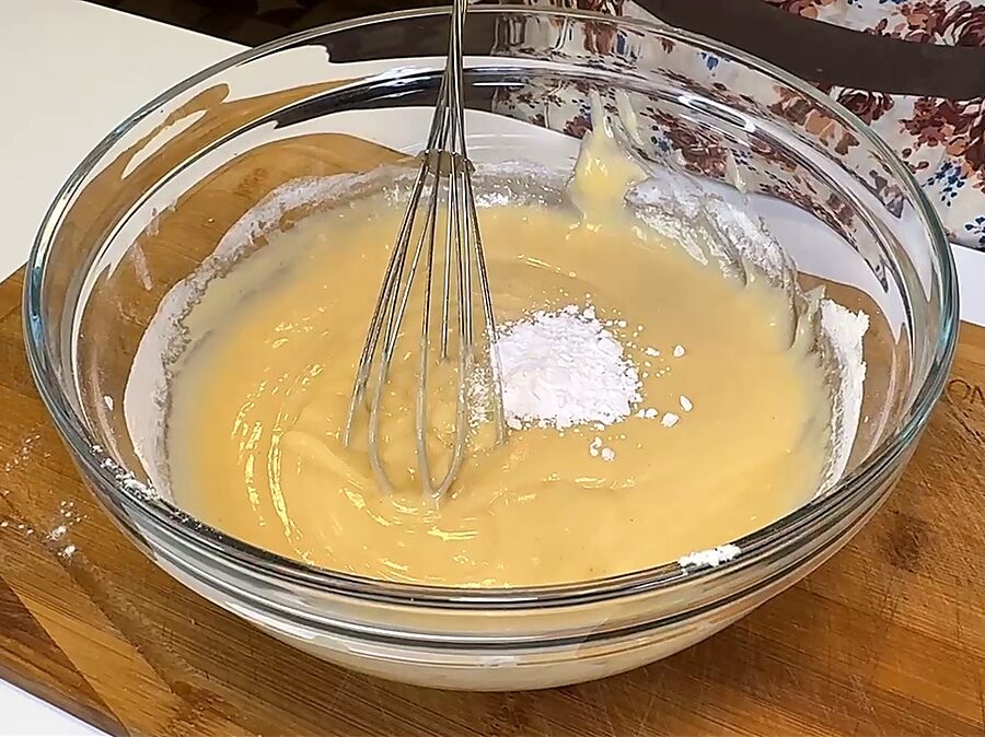 Torta alle pesche