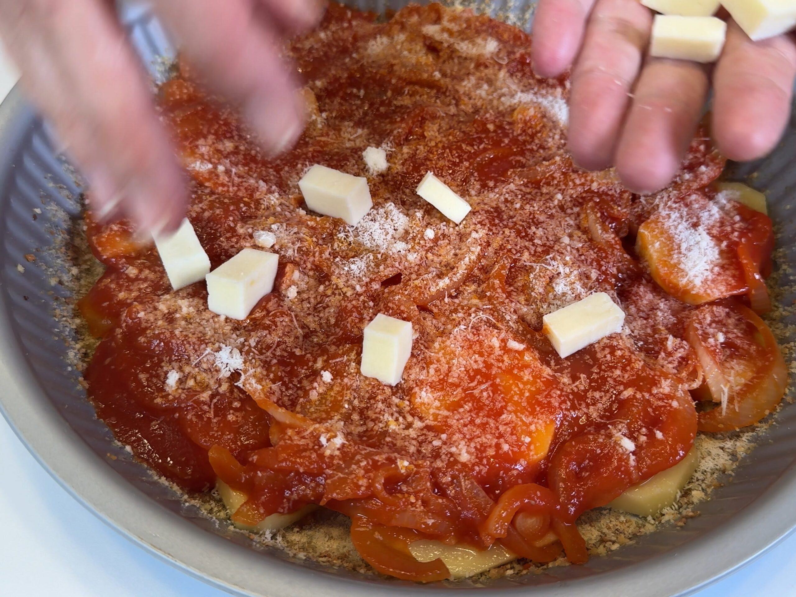 Patate a sfincione