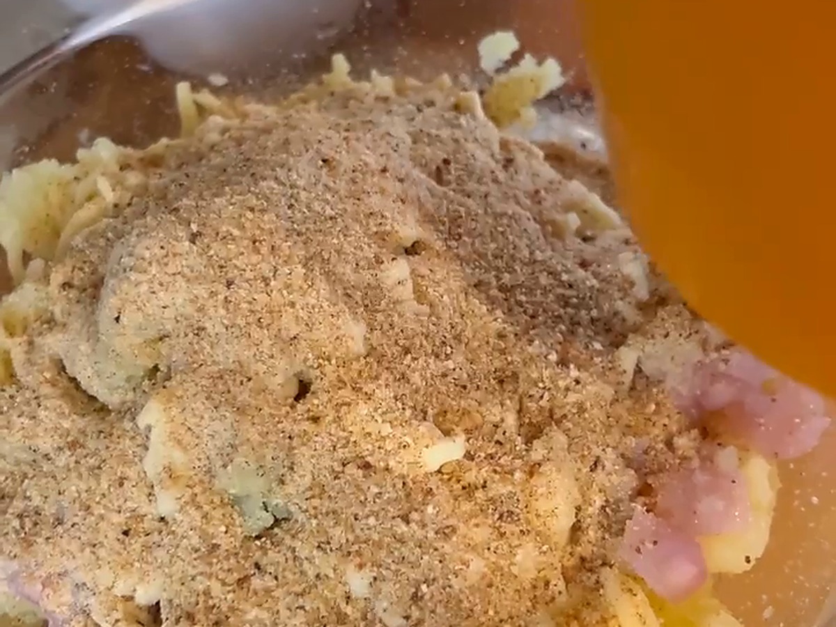 Frittelle di pollo e patate