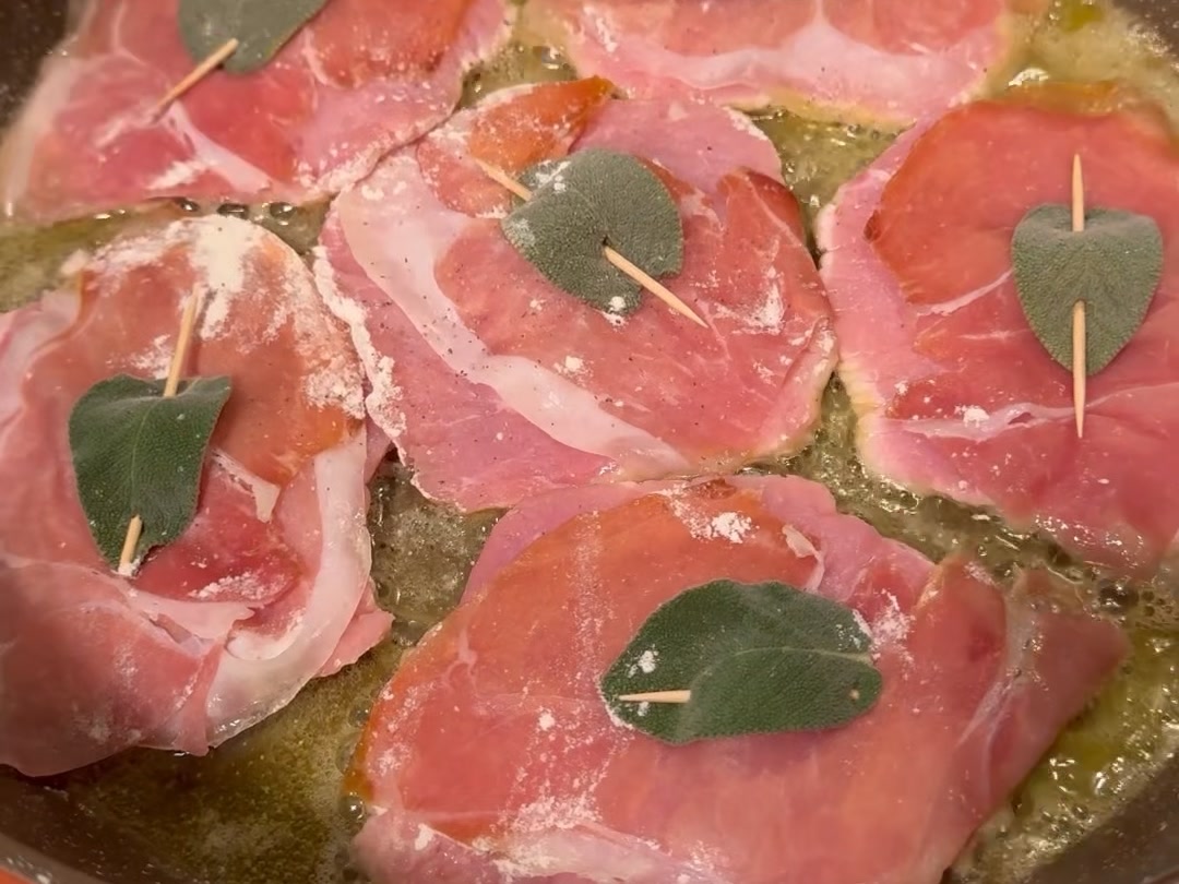 Saltimbocca alla romana con lonza di maiale