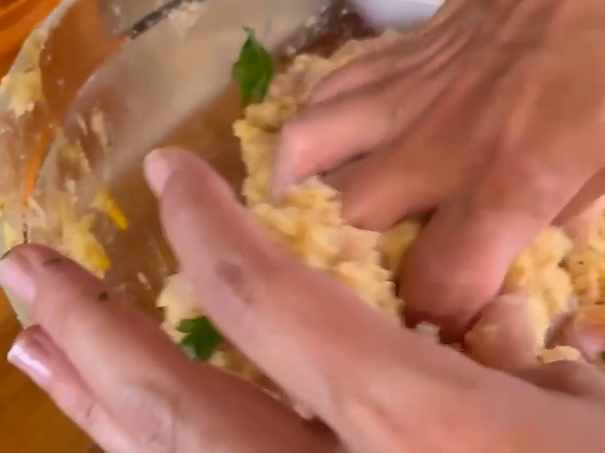Frittelle di pollo e patate