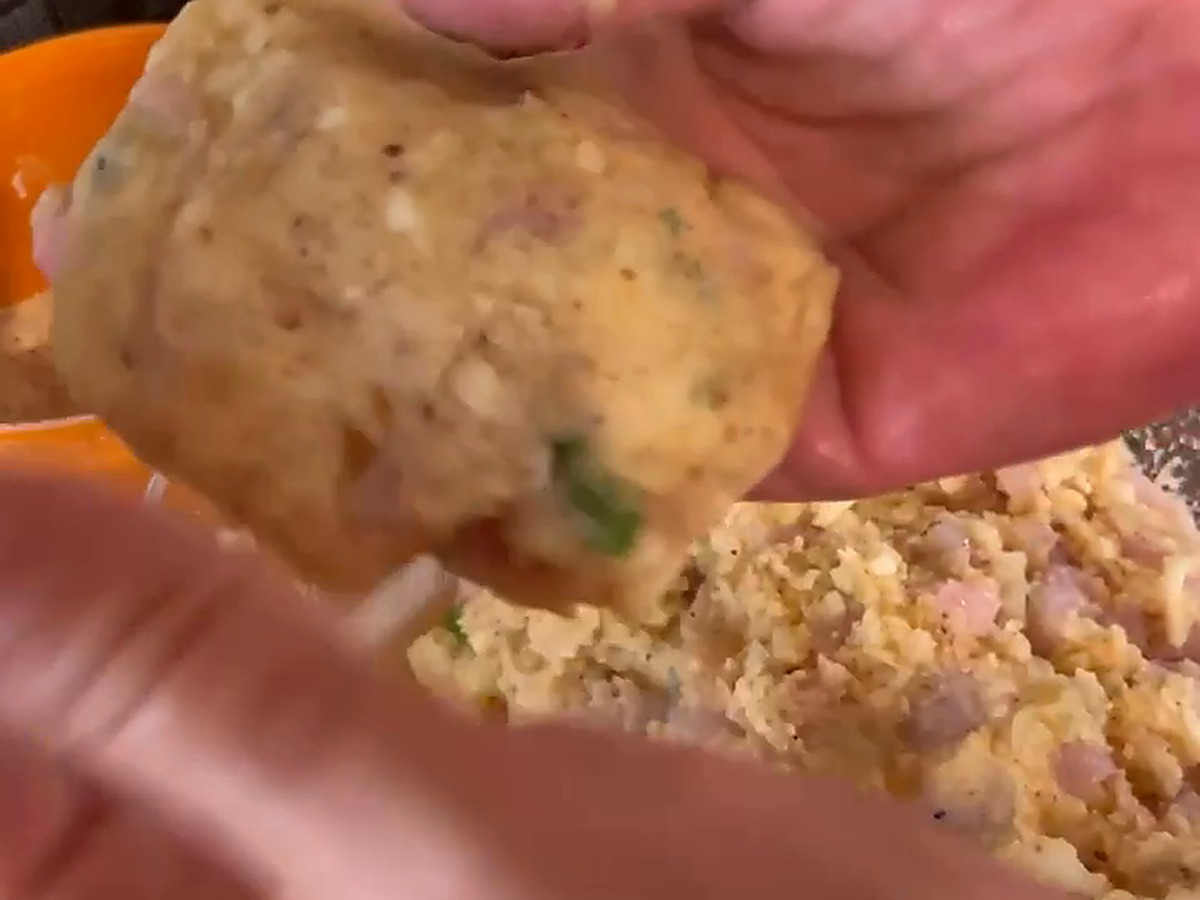 Frittelle di pollo e patate
