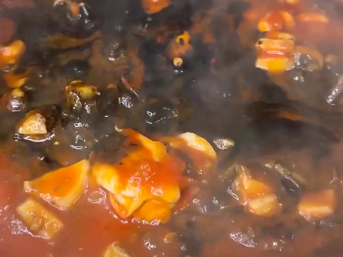 Pasta col nero di seppia alla siciliana