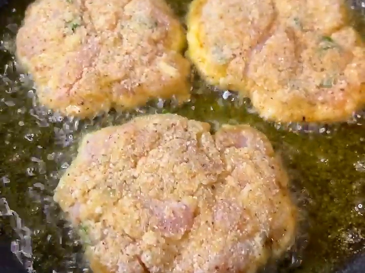 Frittelle di pollo e patate