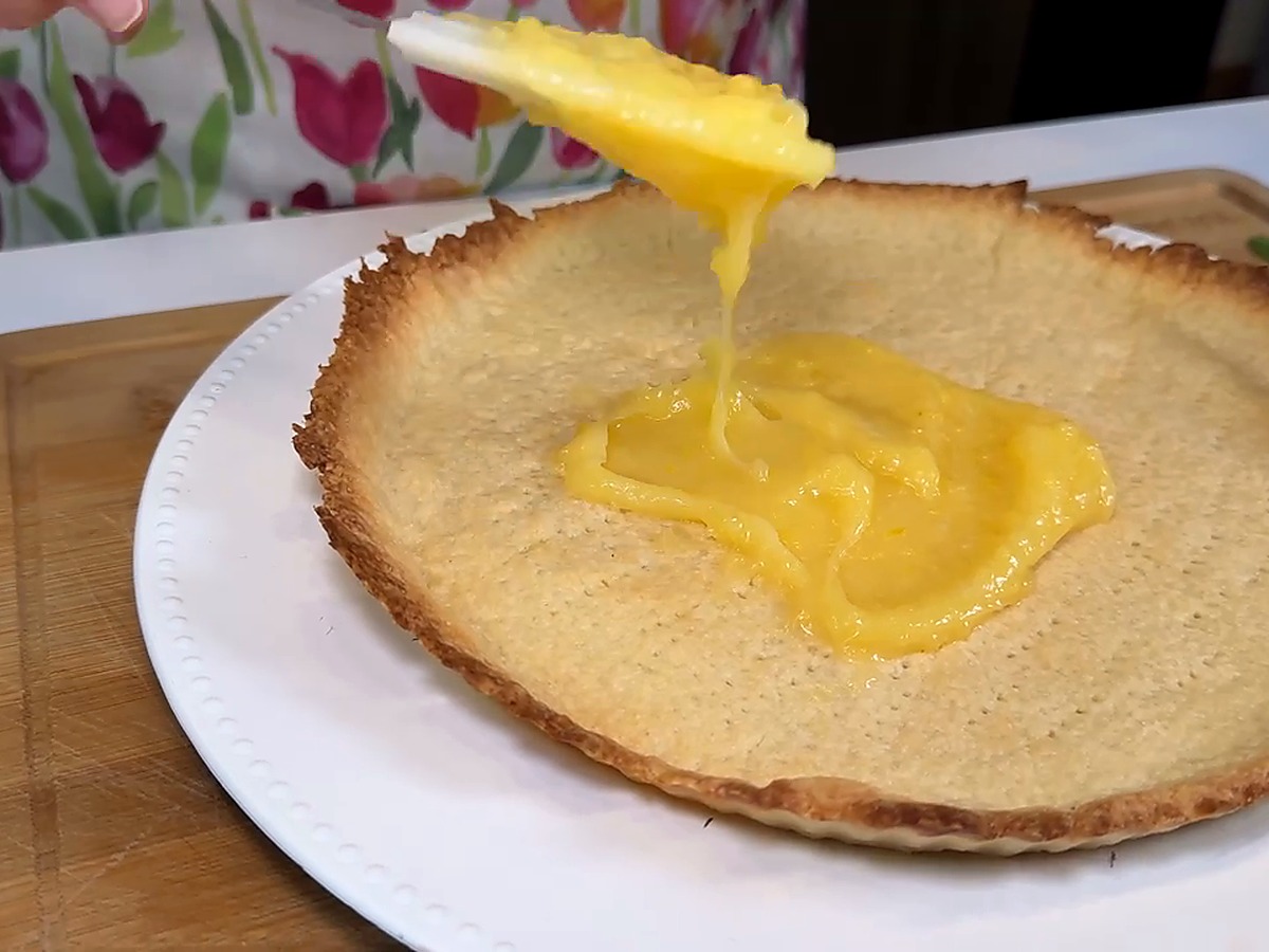Torta al limone con crema