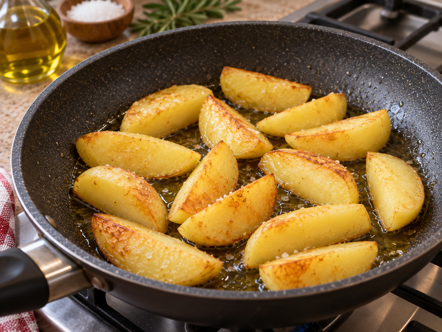 Torta di patate e uova al forno