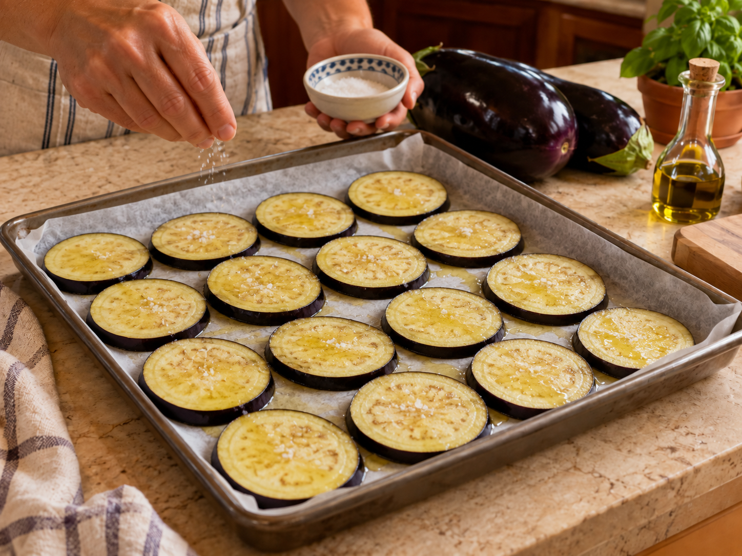 Bruschette di melanzane