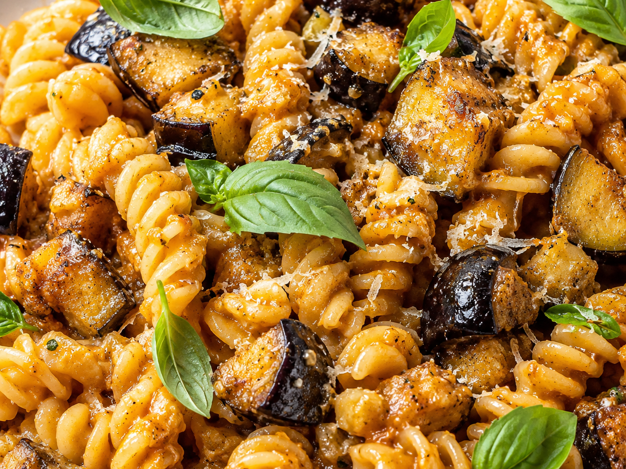 Pasta col pesto alla siciliana