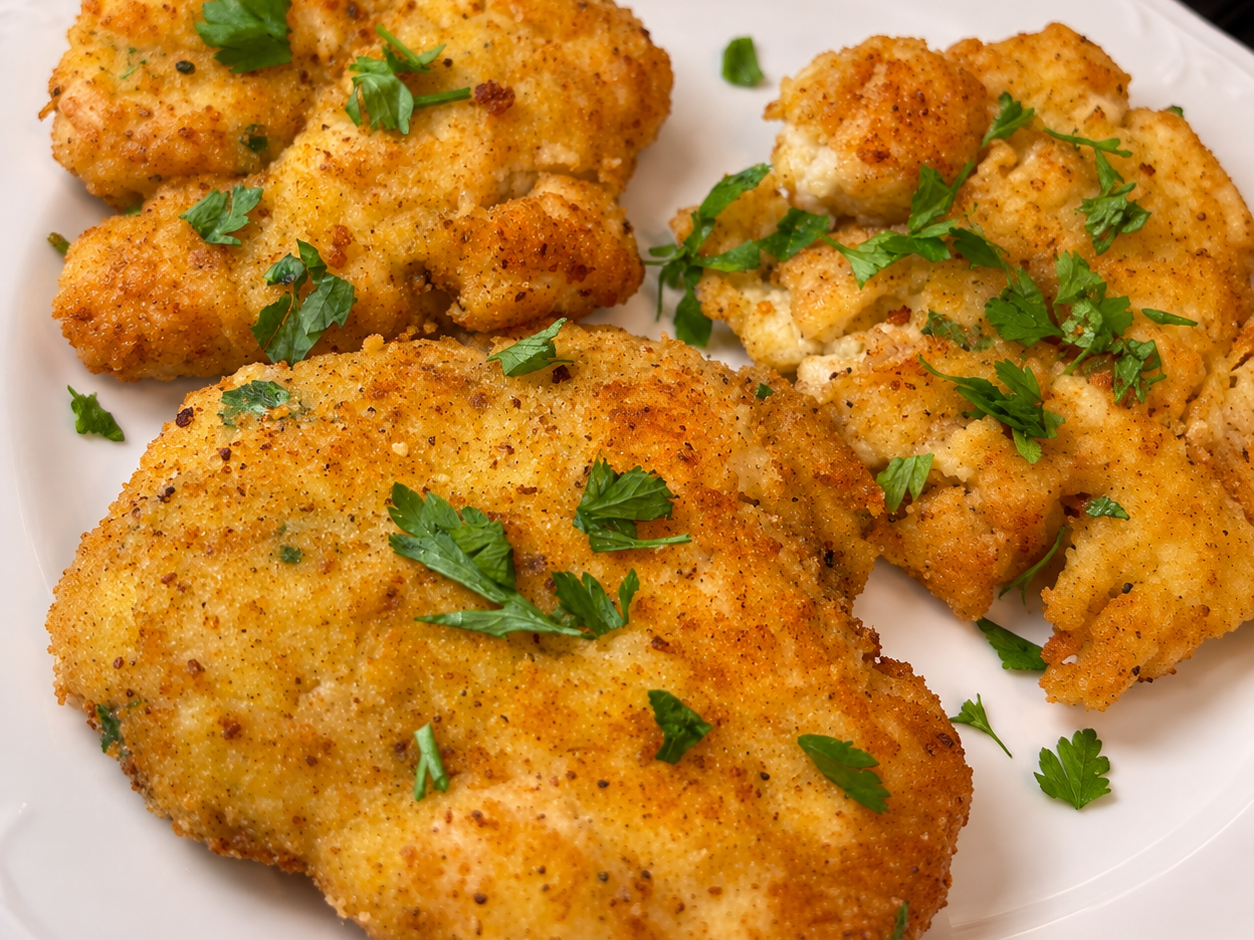 Frittelle di pollo e patate
