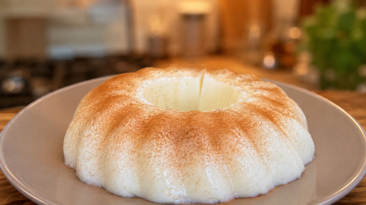 Biancomangiare siciliano tradizionale con cannella
