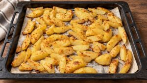 Patate sabbiose al forno croccanti con pangrattato