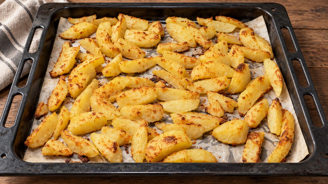 Patate sabbiose al forno croccanti con pangrattato