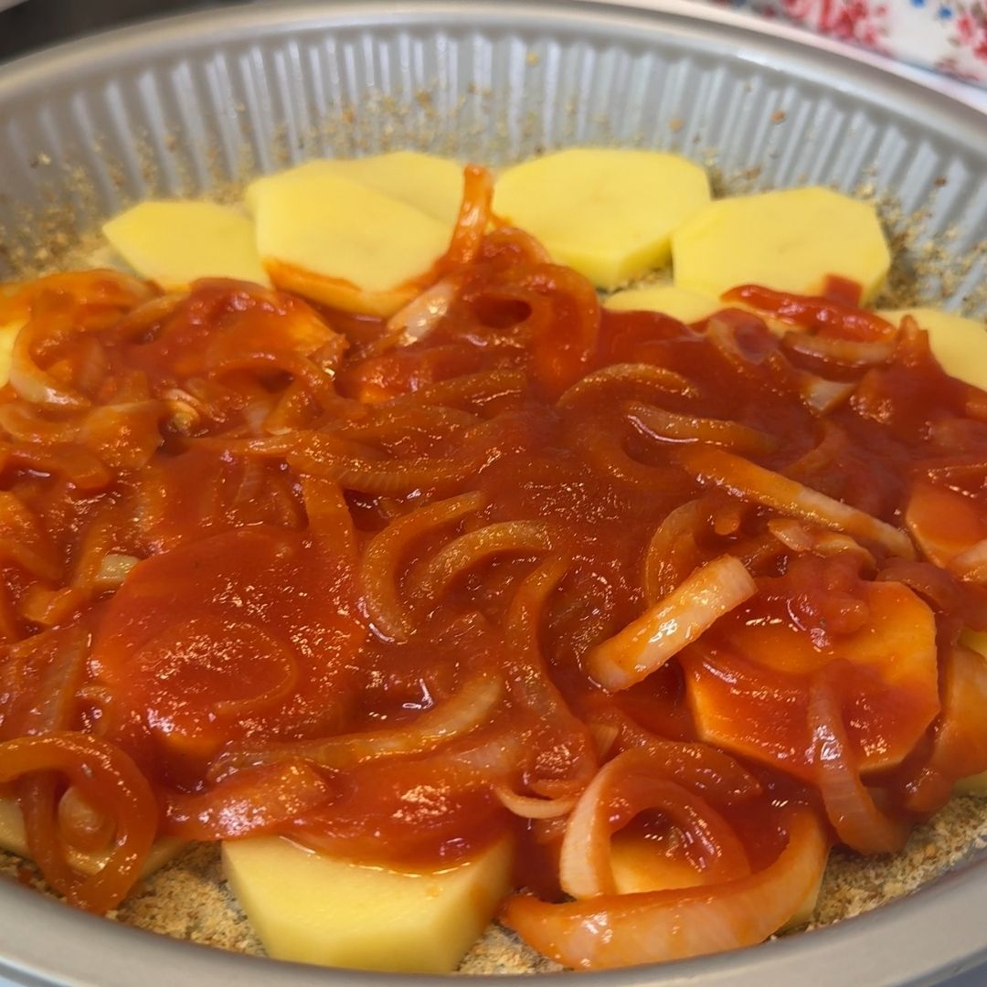 Patate a sfincione