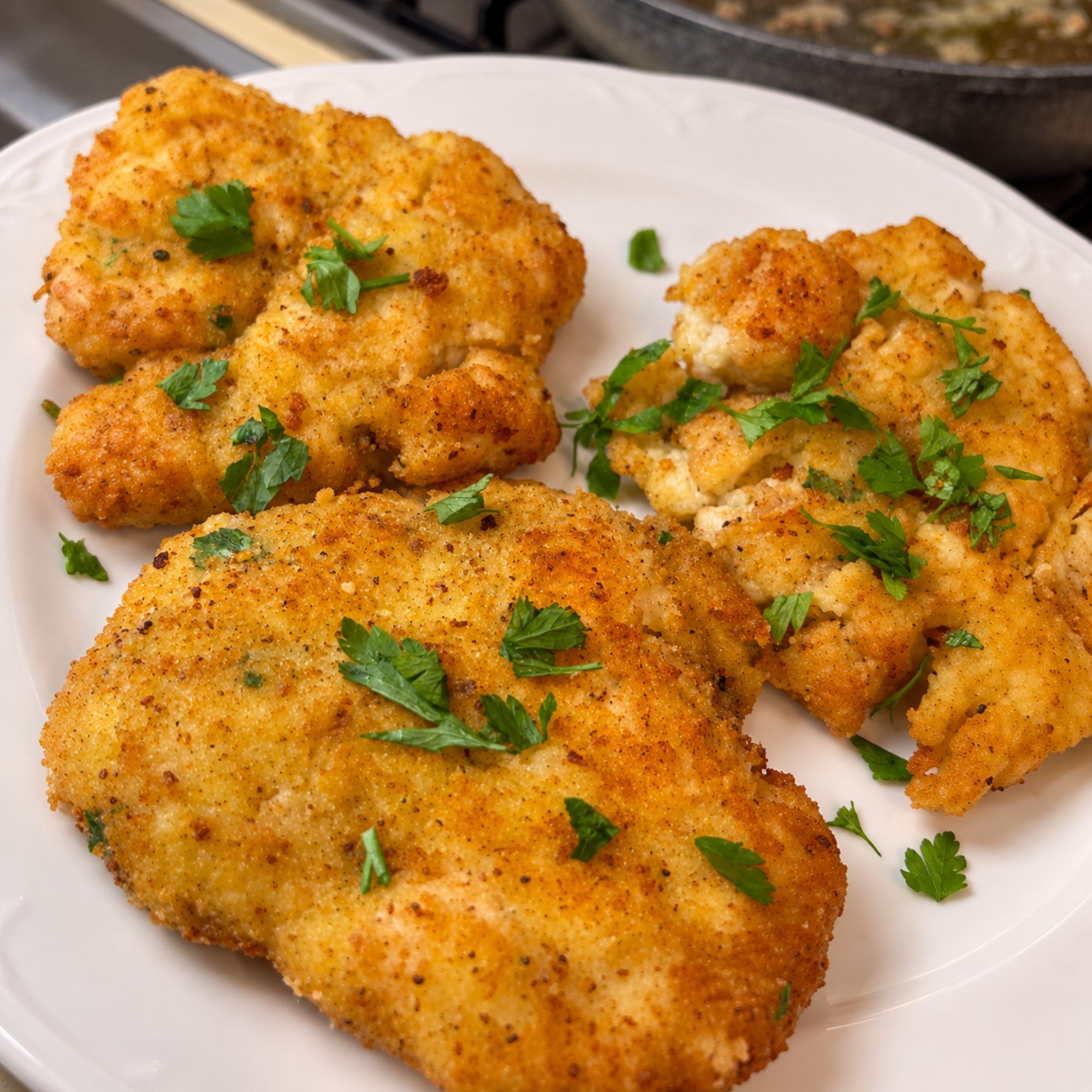 Frittelle di pollo e patate