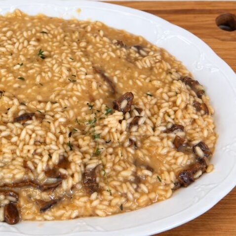 Risotto ai funghi porcini secchi
