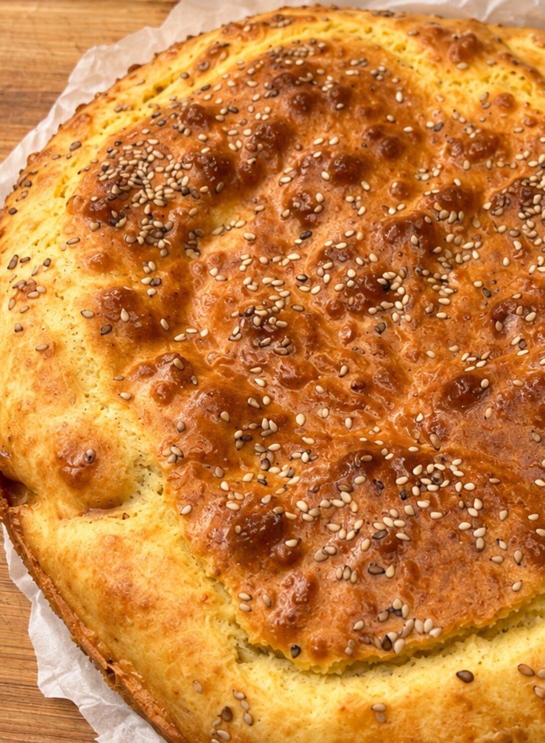 Focaccia ripiena al forno